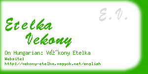 etelka vekony business card